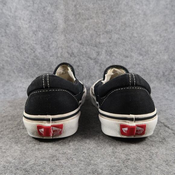 Vans Shoes Womens 9 Sneakers Classic Slip On Skate Canvas Black Casual Active - Picture 6 of 14